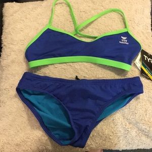 NWT TYR workout two piece.
